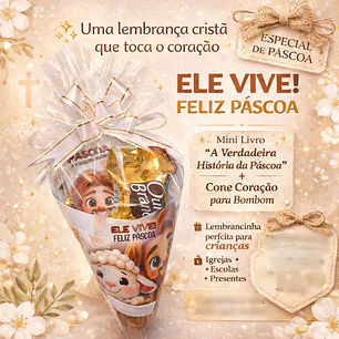 Arquivo Cone Coração Páscoa Criatã