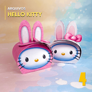 Arquivo de Corte Caixa bombom Hello Kitty 