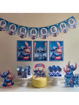 Arquivo de Corte Só um Bolinho Stitch e Angel