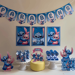 Arquivo de Corte Só um Bolinho Stitch e Angel
