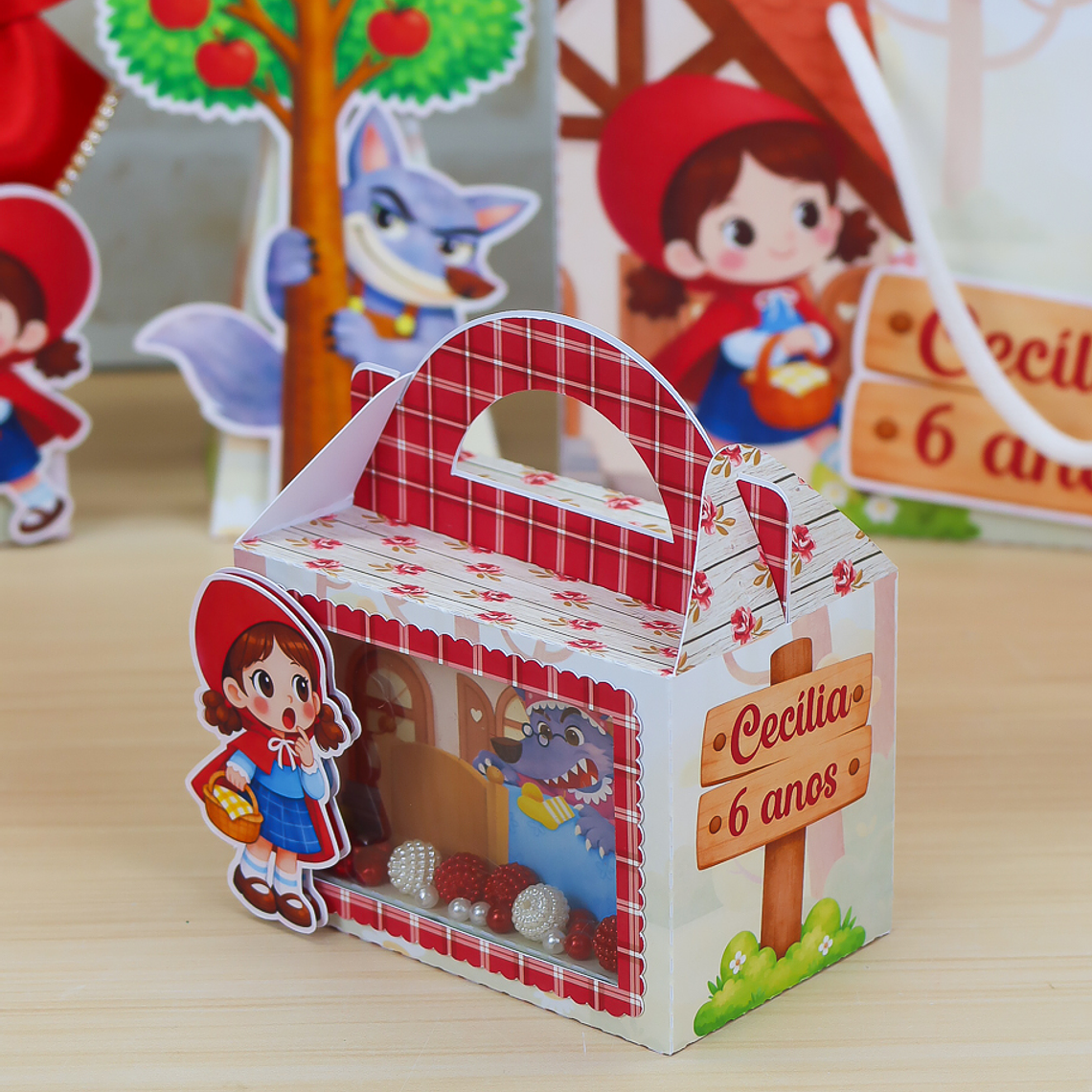 Arquivo de Corte Chapeuzinho Vermelho 7