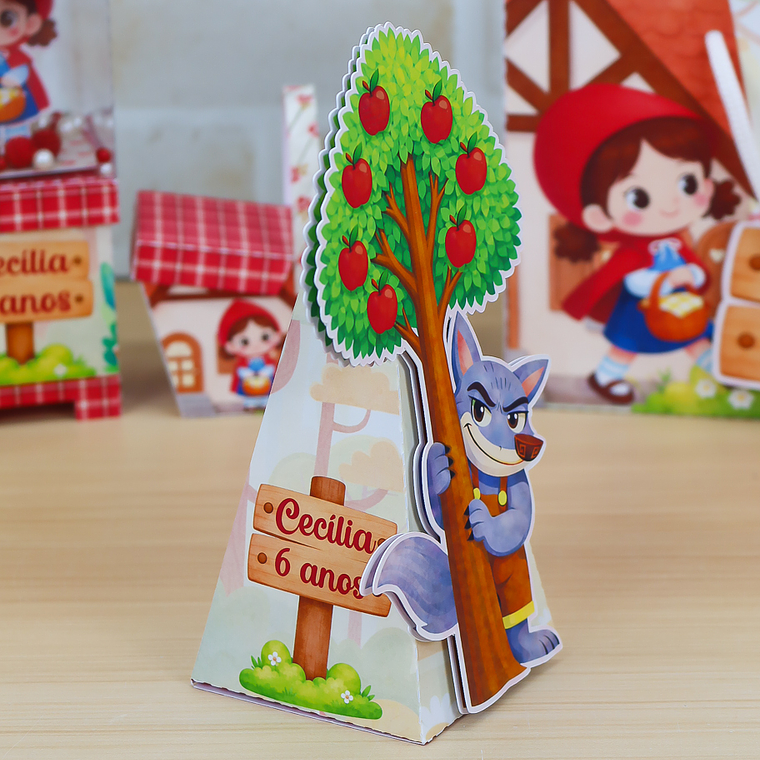 Arquivo de Corte Chapeuzinho Vermelho 10