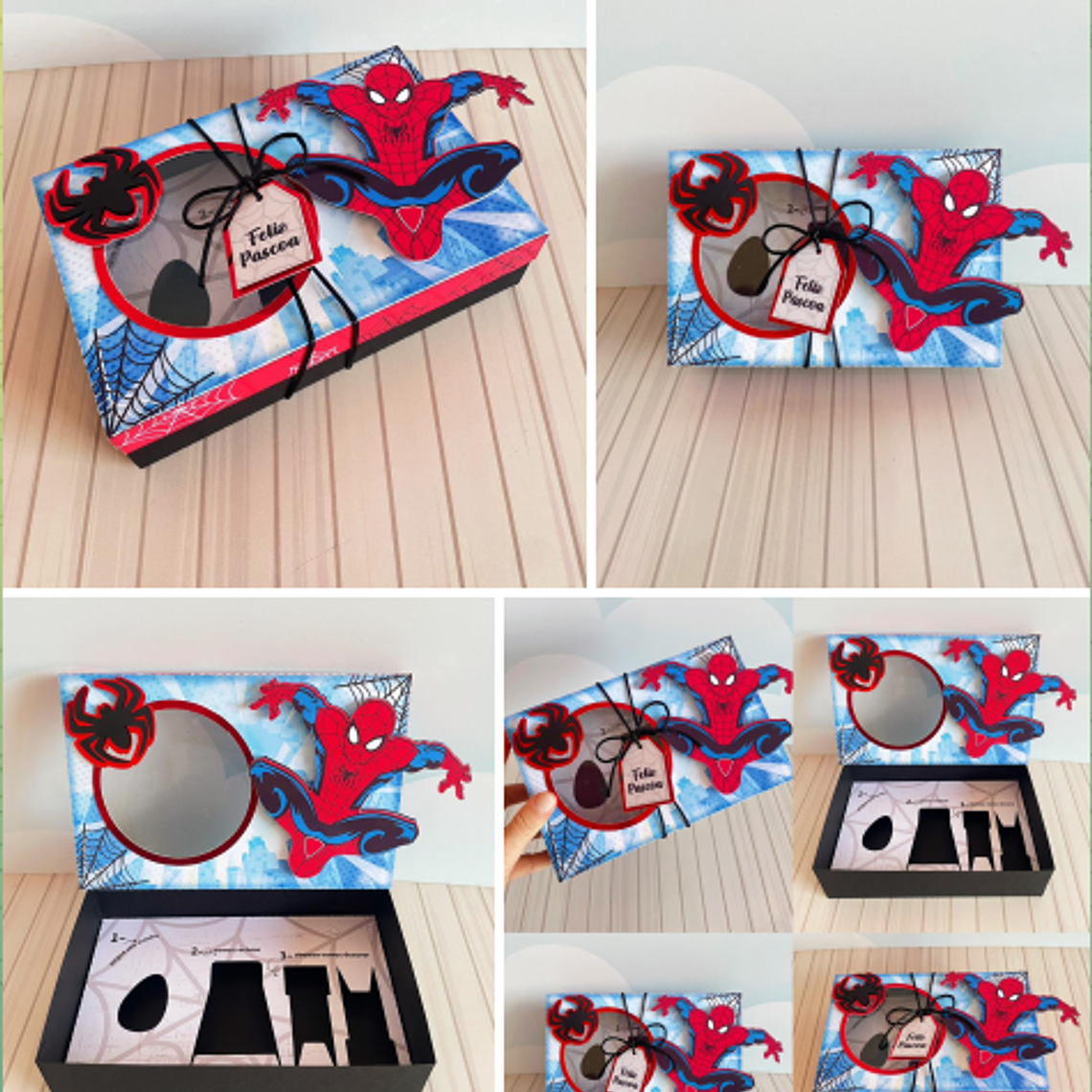 Arquivo de Corte Mini Confeiteiro Homem Aranha 1