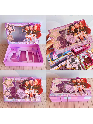 Arquivo de Corte Mini Confeiteiro Huntrix - K-pop