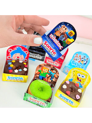 Arquivo de Corte Caixinha Cenário Mini Donuts