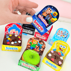 Arquivo de Corte Caixinha Cenário Mini Donuts