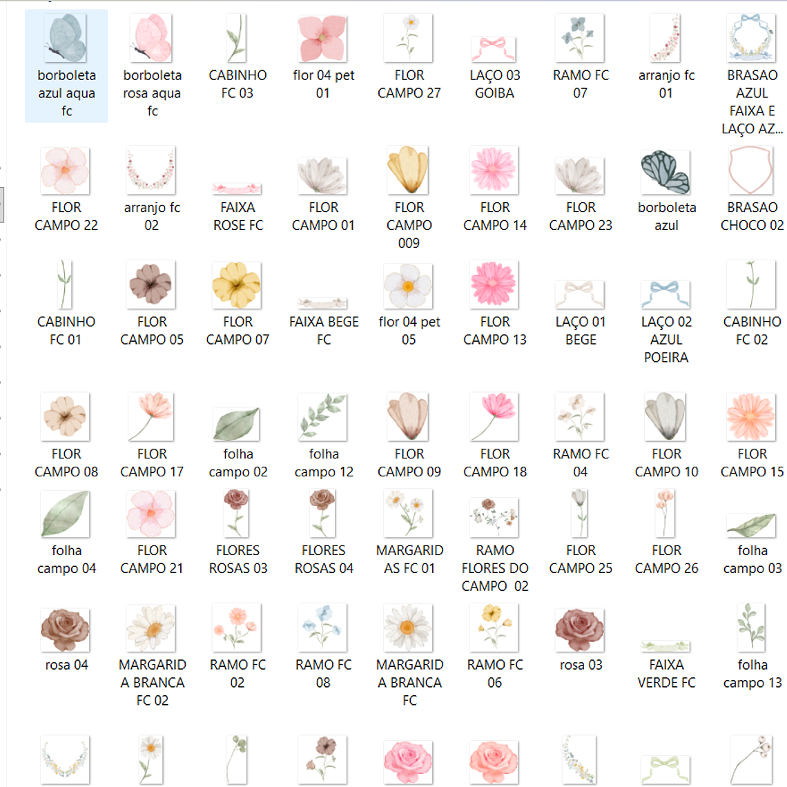 Kit Digital Flores do Campo 2