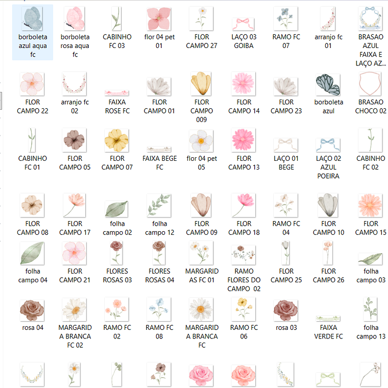 Kit Digital Flores do Campo 2