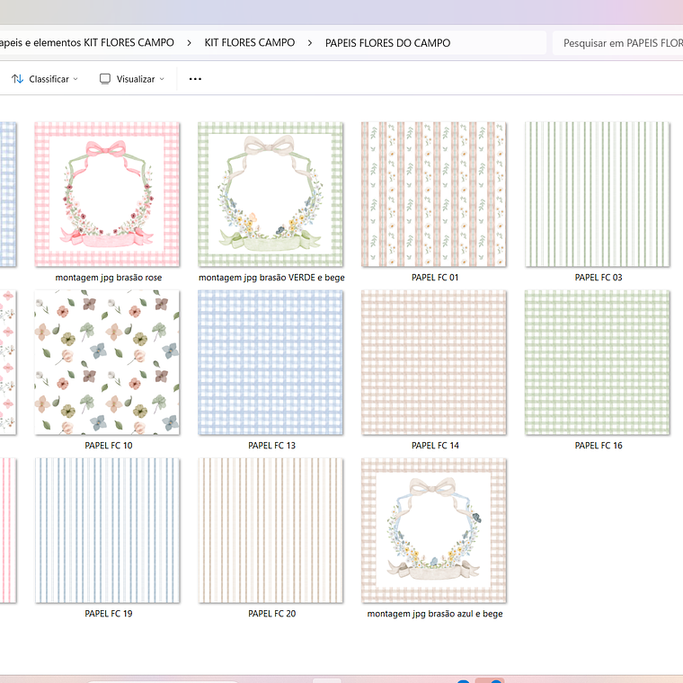 Kit Digital Flores do Campo 4