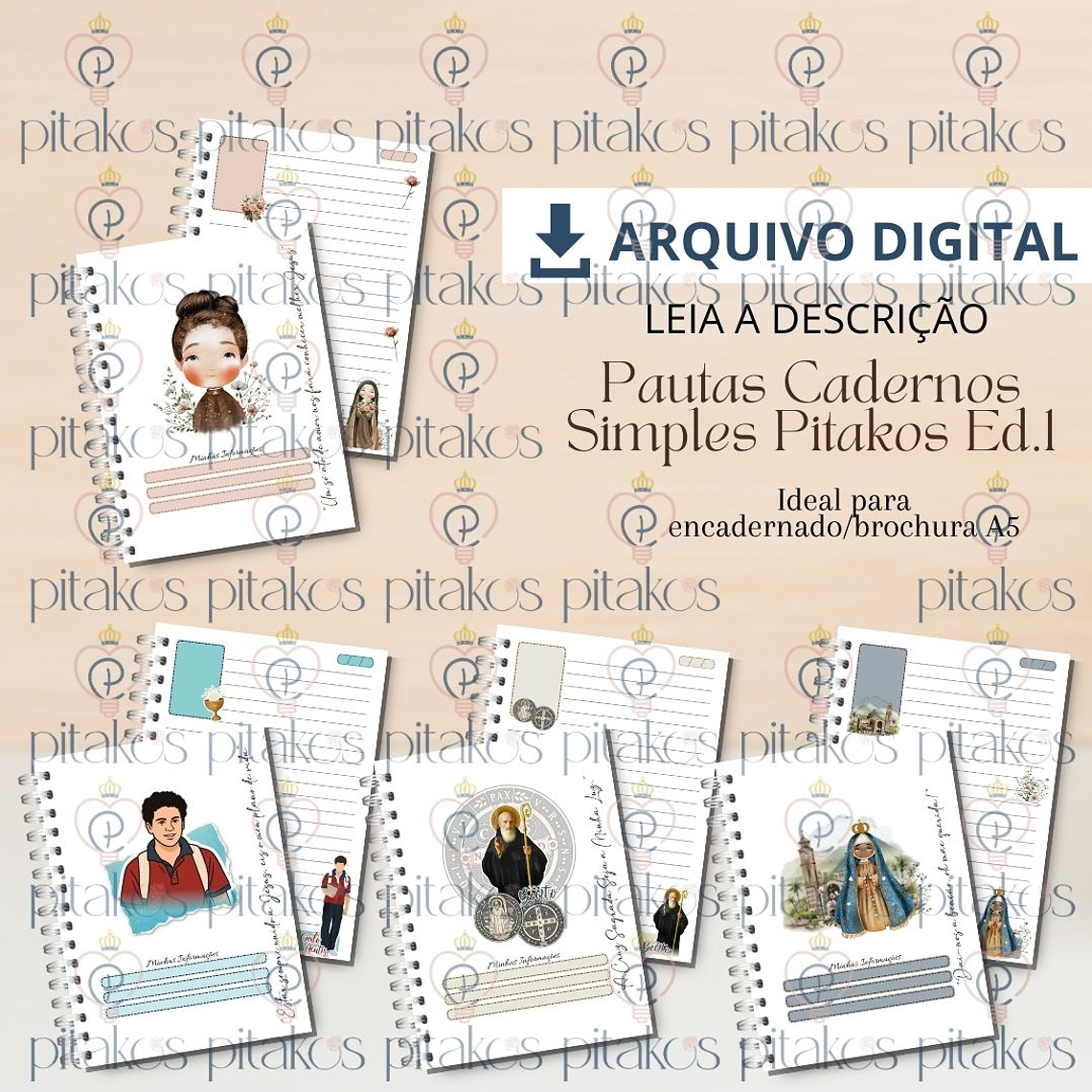 Arquivo Pautas Cadernos Simples - Santos 1