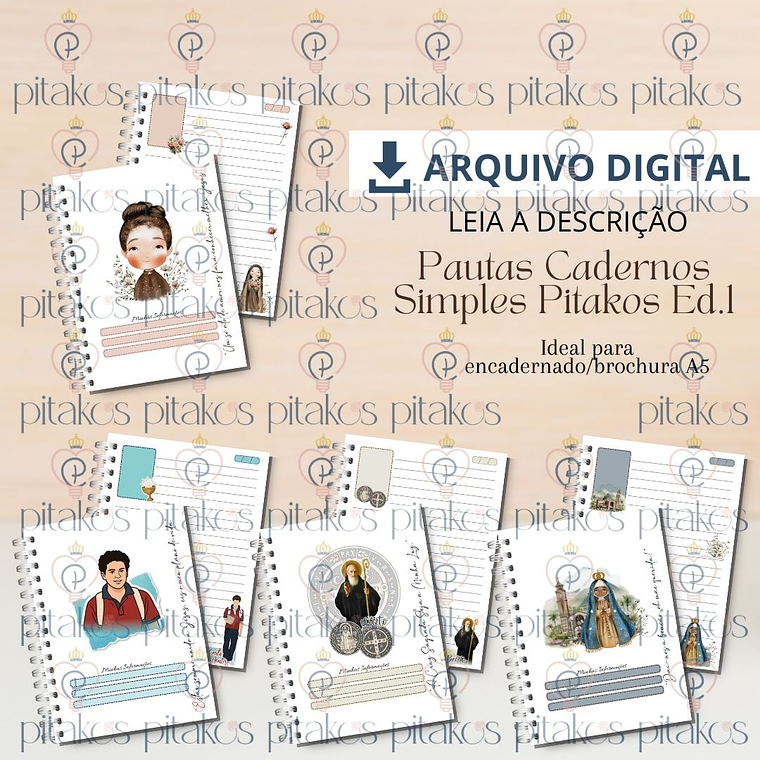 Arquivo Pautas Cadernos Simples - Santos 1