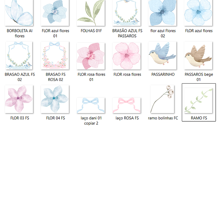 Kit Digital Flores Suaves 3