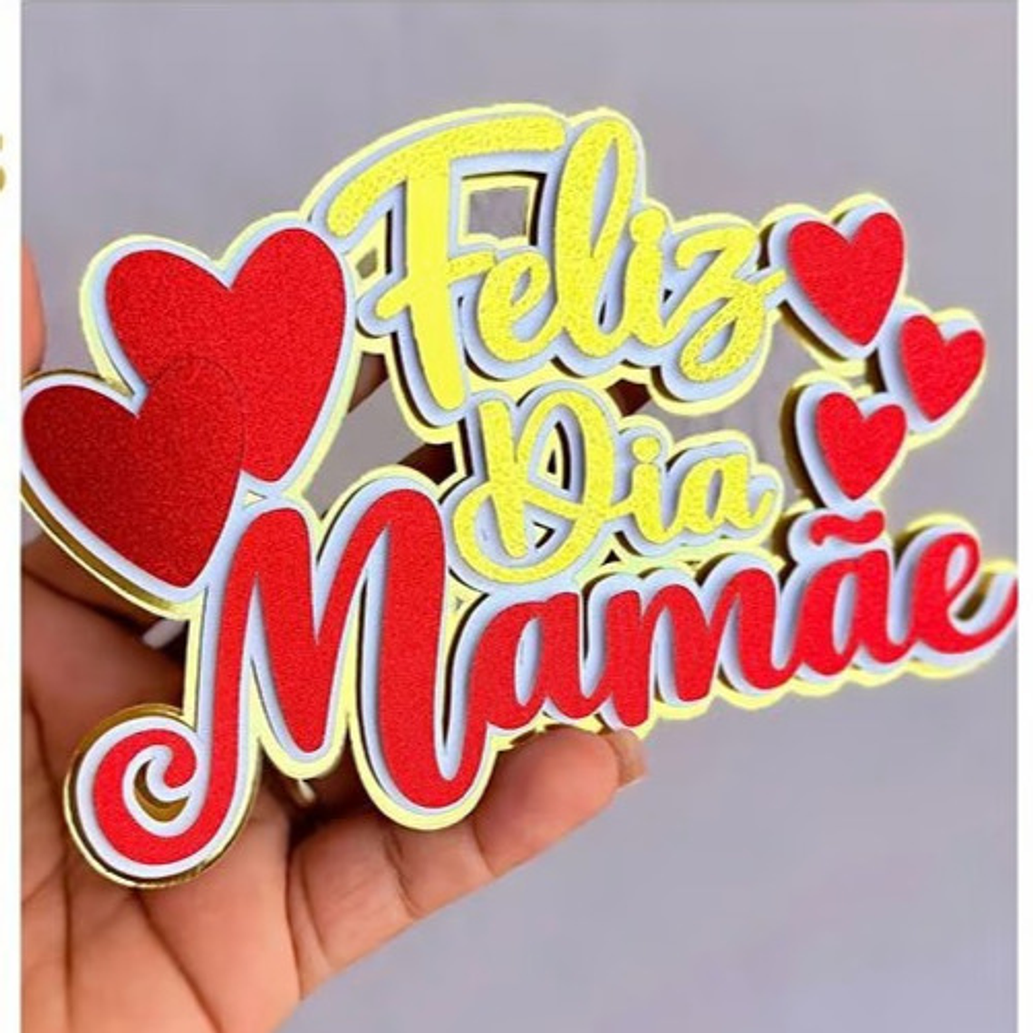 Arquivo Topo de Bolo dia das Mães - Feliz dia Mamães 1
