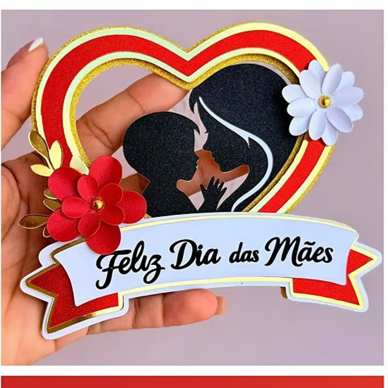 Arquivo Topo de Bolo dia das Mães - Feliz dia das Mães 1