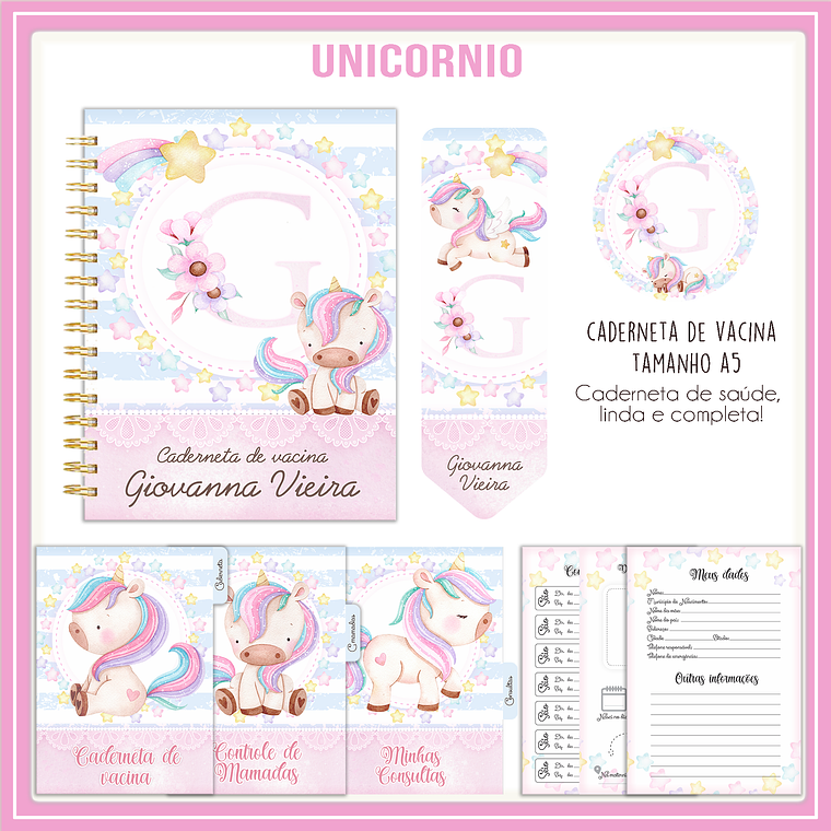 Arquivo Caderneta de Vacina Unicornio 1