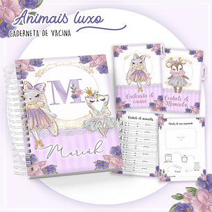 Arquivo Caderneta de Vacina Animais Luxo