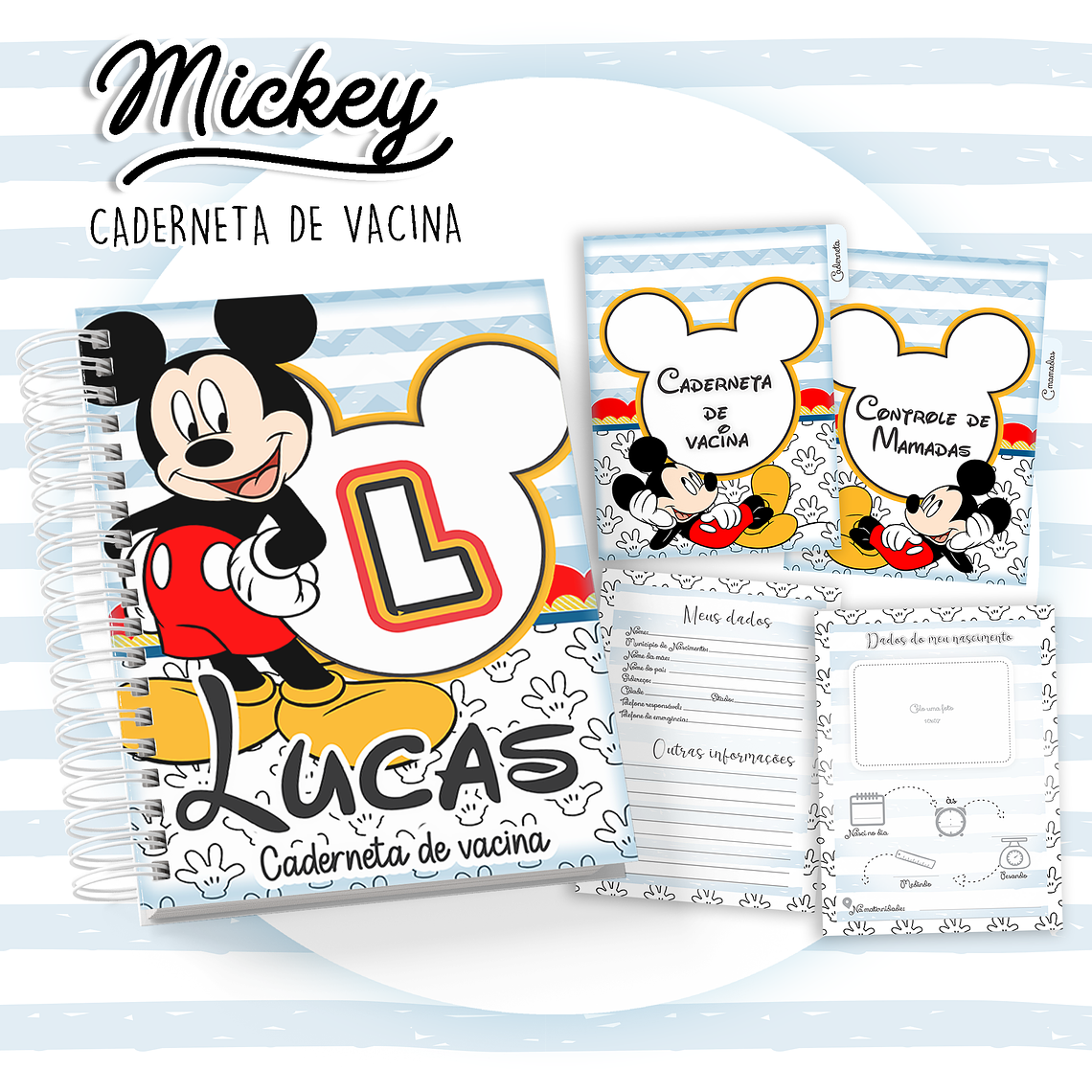 Arquivo Caderneta de Vacina Mickey 1