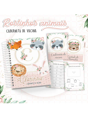 Arquivo Caderneta de Vacina Rostinhos Animais 