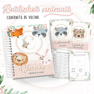 Arquivo Caderneta de Vacina Rostinhos Animais 