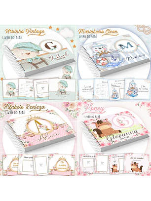 Arquivo Pack Livro do Bebê - 32 temas