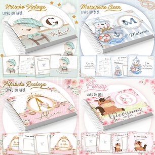 Arquivo Pack Livro do Bebê - 32 temas
