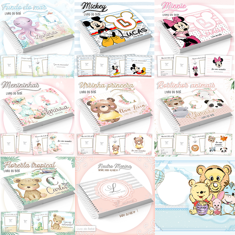 Arquivo Pack Livro do Bebê - 32 temas 2