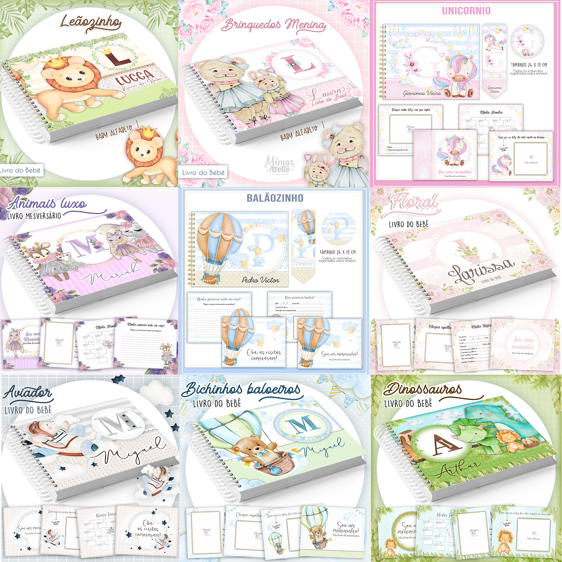 Arquivo Pack Livro do Bebê - 32 temas 3