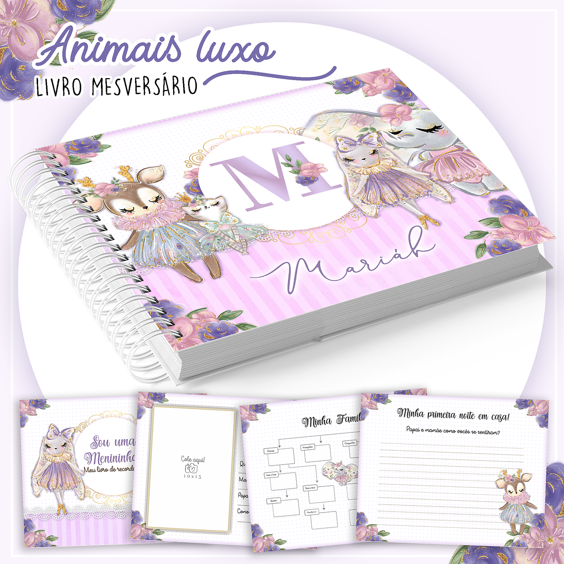 Arquivo Livro do Bebê Animais Luxo 1