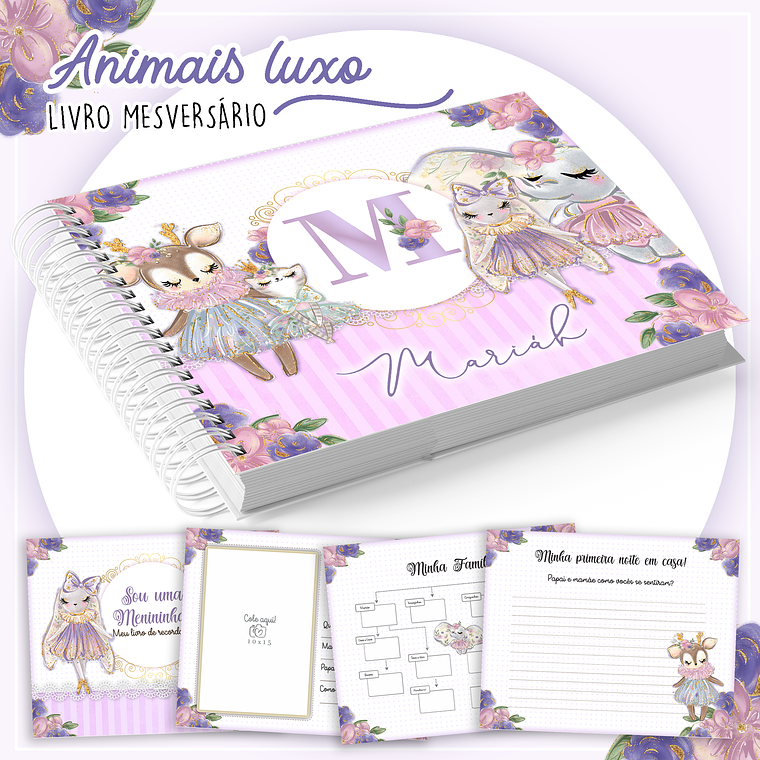 Arquivo Livro do Bebê Animais Luxo 1