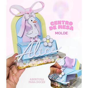 Arquivo de Corte Molde Centro de Mesa de Andar