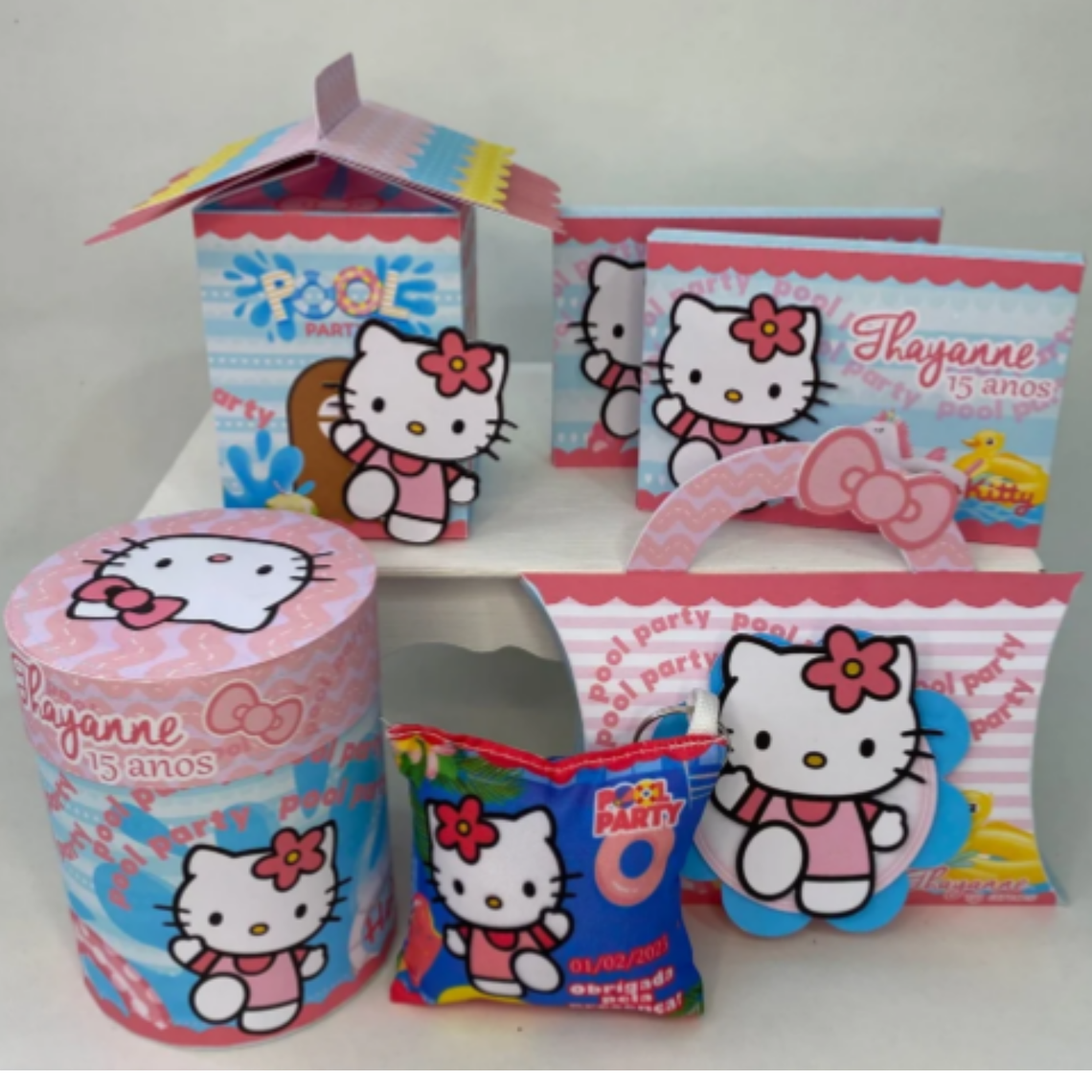 Arquivo de Corte Pool Party da Hello Kitty 1
