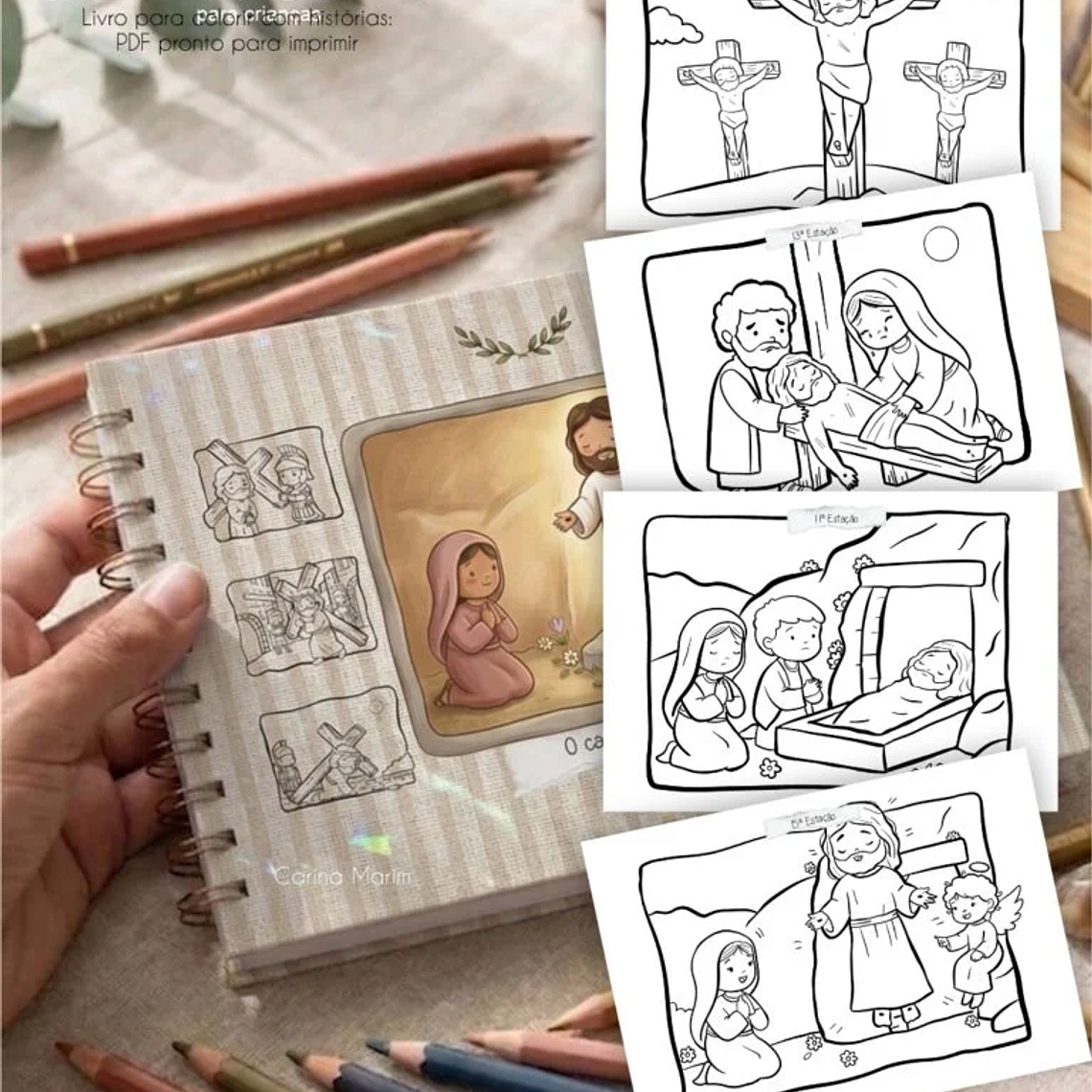 Arquivo Livro de Colorir: A caminho do AMOR Via Sacra para Crianças 2