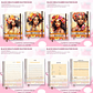 Arquivo Caderno Universitário Black Girls Flower Watercolor 12 em 1 - Thumbnail 2