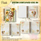 Arquivo Caderno Pautado A5+Bloquinho A6 Spring Sunflower Girl N8 - Thumbnail 3