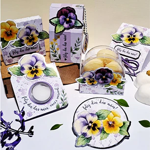 Arquivo de Corte Dia das Mães Orquídea Amor Perfeito