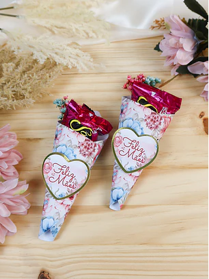 Arquivo de corte Mini Buquê para Bombom - Dia das Mães 
