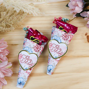 Arquivo de corte Mini Buquê para Bombom - Dia das Mães 