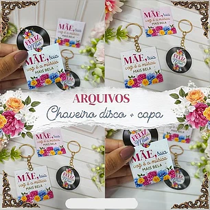 Arquivo Chaveiro Disco - Dia das Mães 2026
