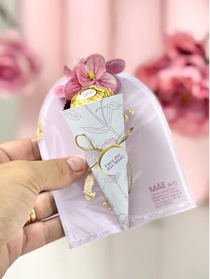 Arquivo dia das mães card com cone para 1 ferrero 