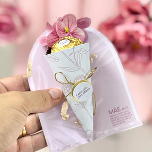 Arquivo dia das mães card com cone para 1 ferrero 