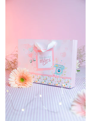 Arquivo dia das mães sacola média 