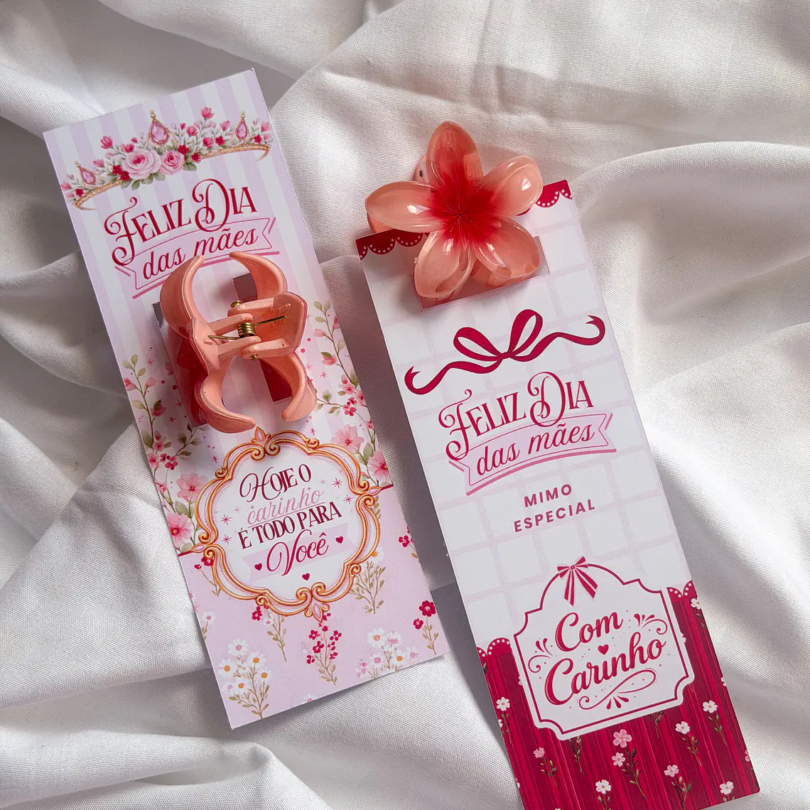 Card Para Presilha com Flor 3