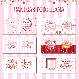 ARQUIVO DIA DAS MAES SUBLIMAÇÃO CANECA 10X21