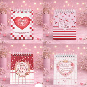 ARQUIVO DIA DAS MÃES BLOQUINHOS A6 ENCADERNAÇÃO