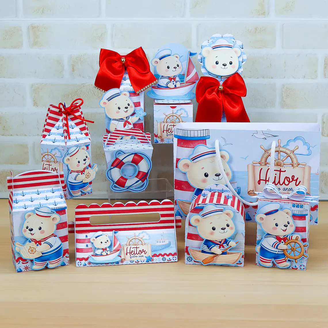 Arquivo de Corte Ursinho Marinheiro 1