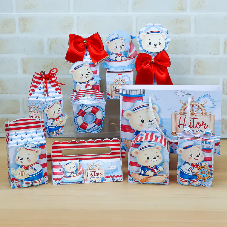 Arquivo de Corte Ursinho Marinheiro 1