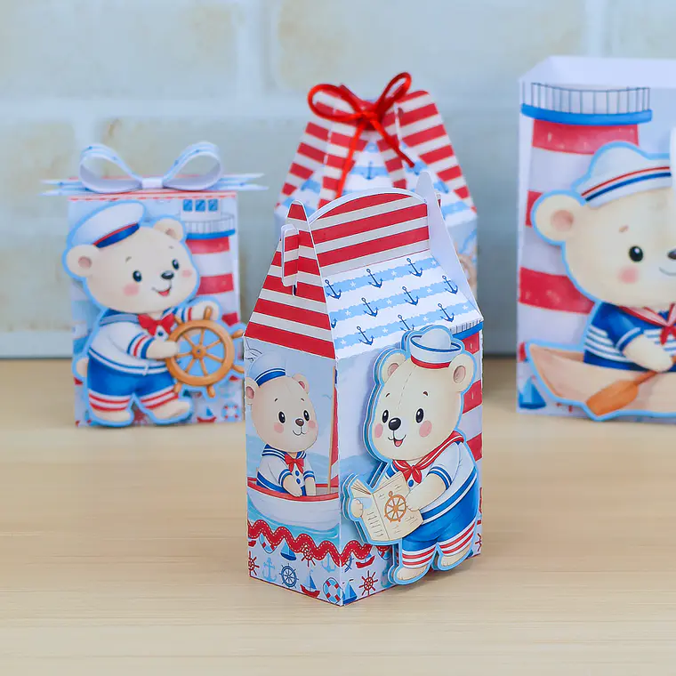 Arquivo de Corte Ursinho Marinheiro 3