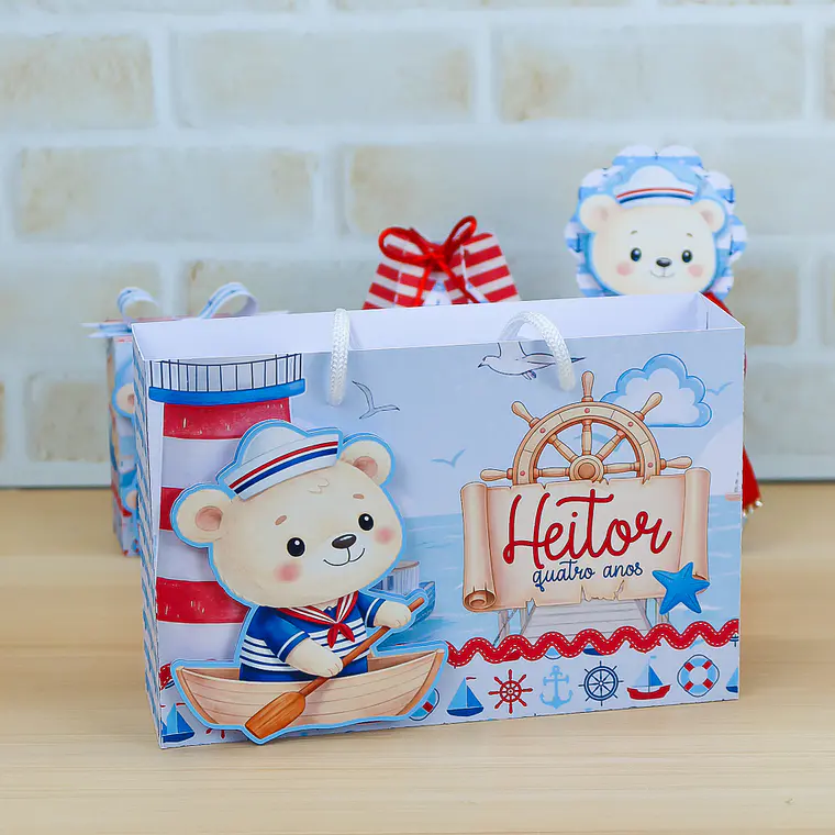 Arquivo de Corte Ursinho Marinheiro 4