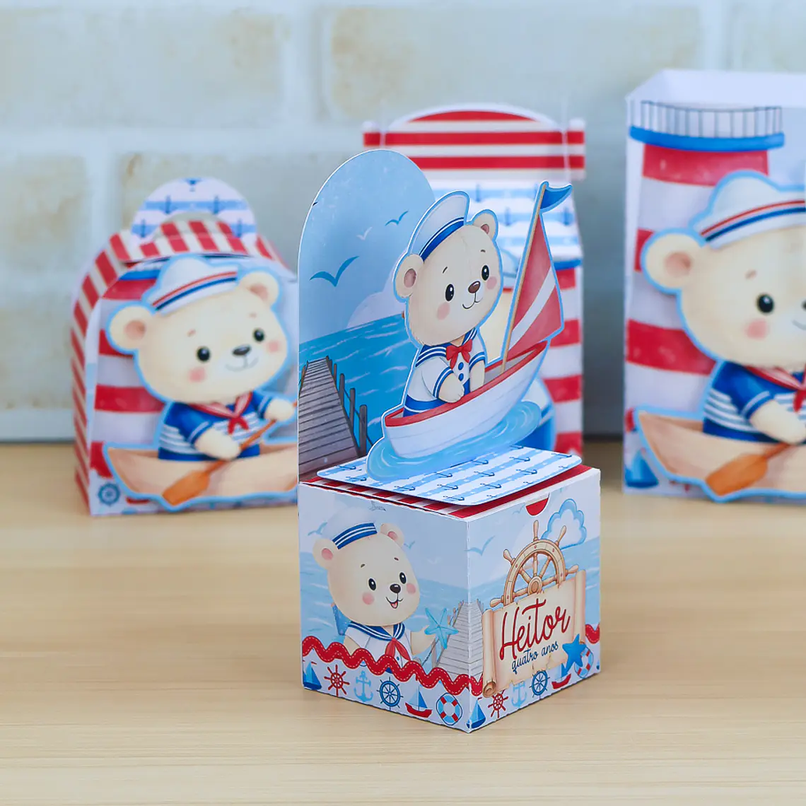 Arquivo de Corte Ursinho Marinheiro 6