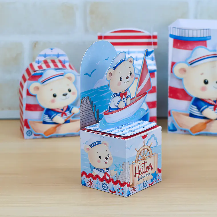 Arquivo de Corte Ursinho Marinheiro 6